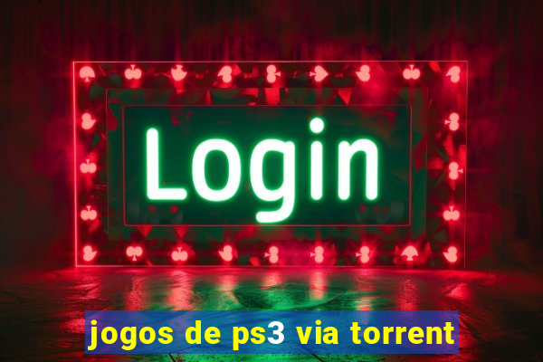 jogos de ps3 via torrent